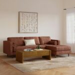 Sven 100" Tufted Right Sectional - Ratine Oxide