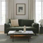 Sven 72" Tufted Velvet Loveseat - Plush Pacific Green