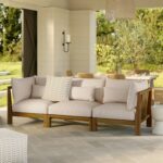Cove 102.75" Outdoor Modular Sofa - Basket Beige