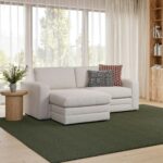 Riley 84" Reversible Storage Sectional - Napa White