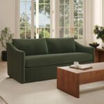 Landry 71.5" Velvet Loveseat - Hale Fir Green