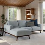 Rhett 93" Left Chaise Sectional - Harbor Gray