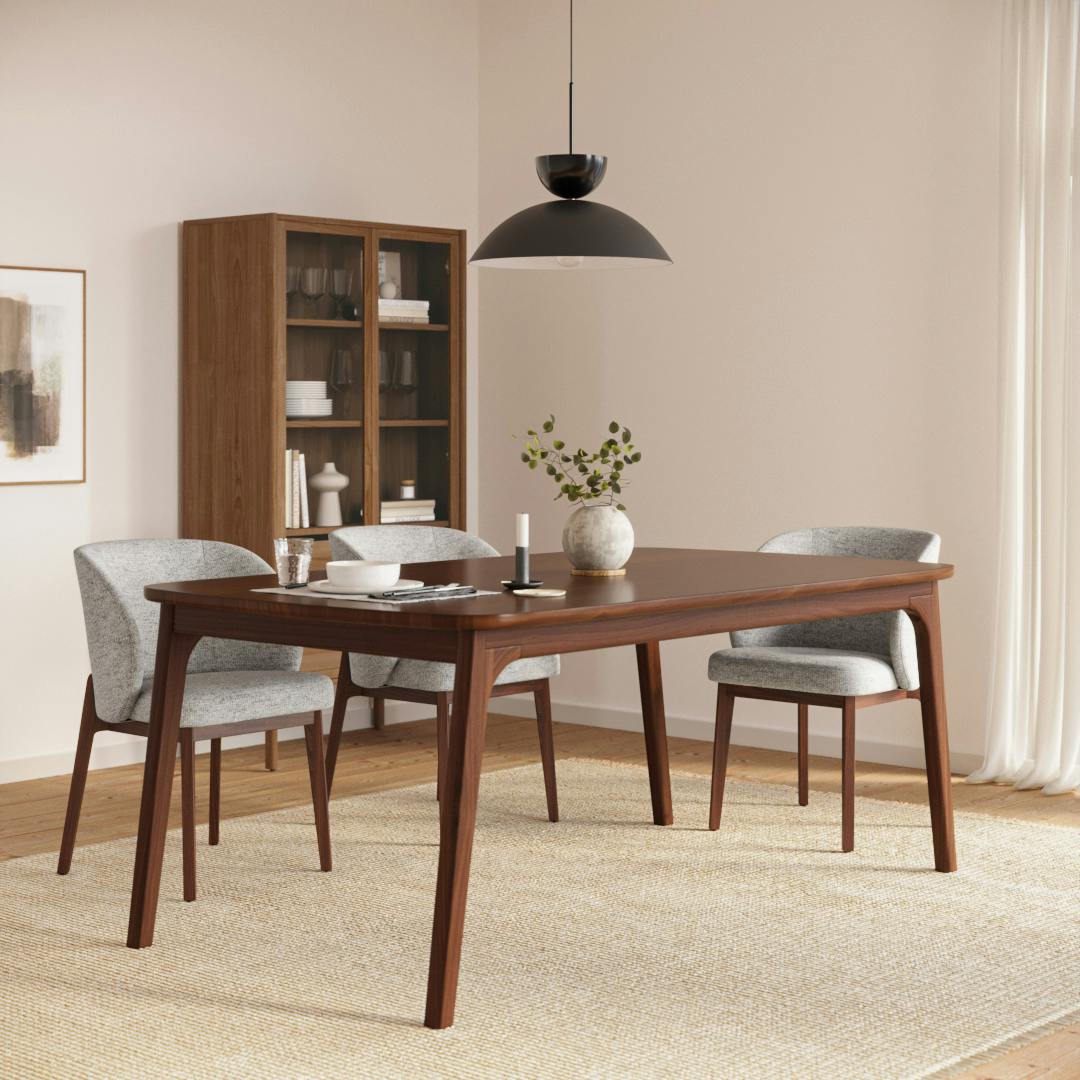 Plumas 71" Dining Table - Walnut
