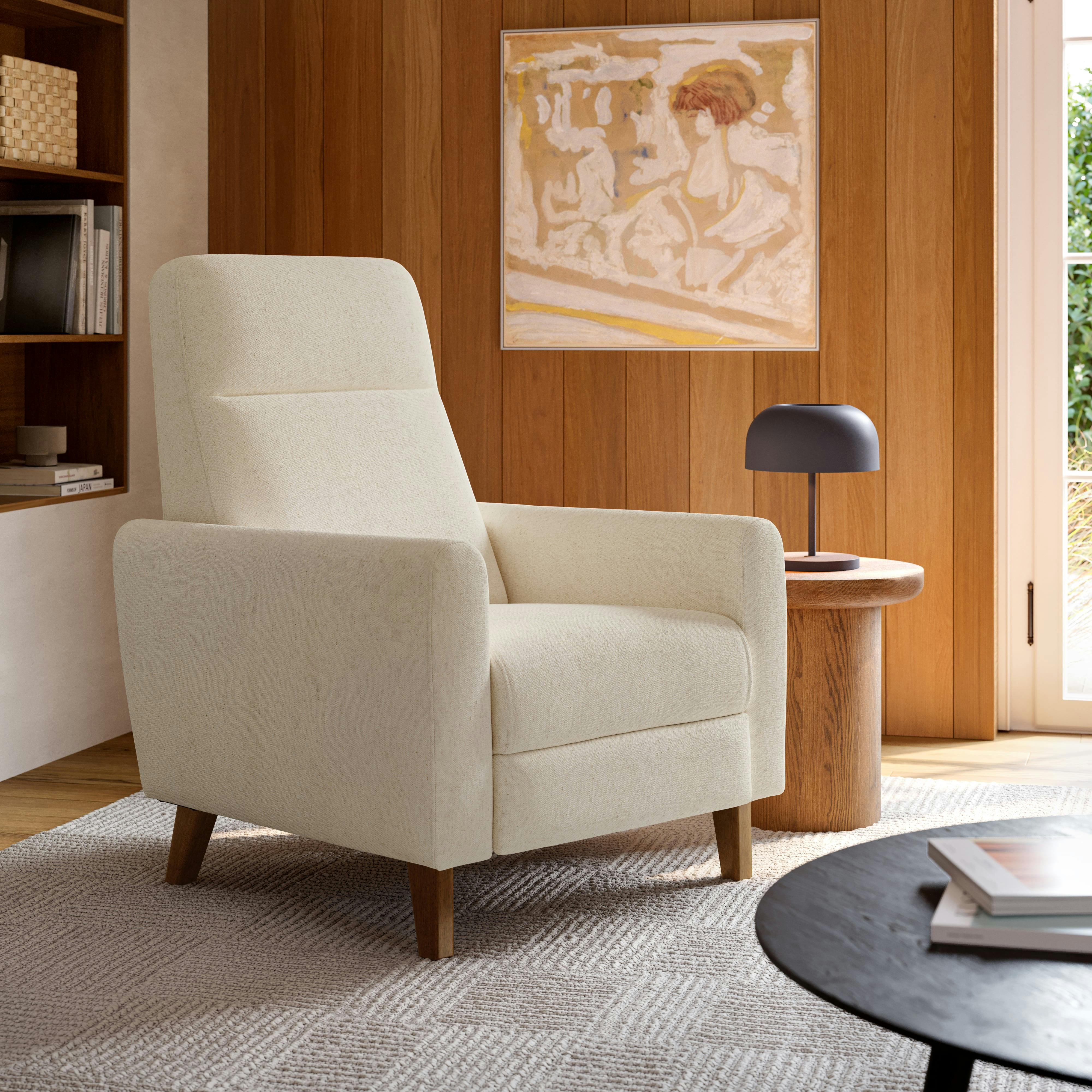 Forrest 32.5" Recliner Lounge Chair - Sand Ivory