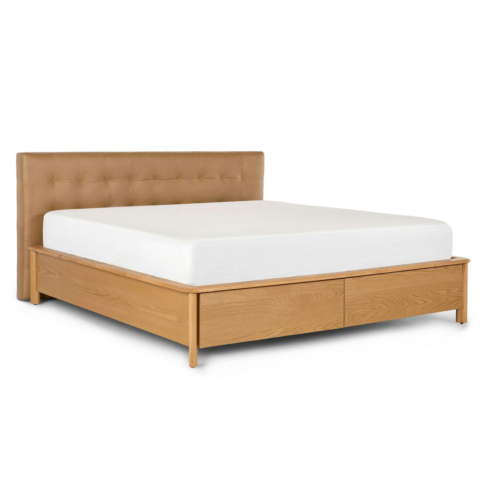 Sven Tufted Leather Headboard