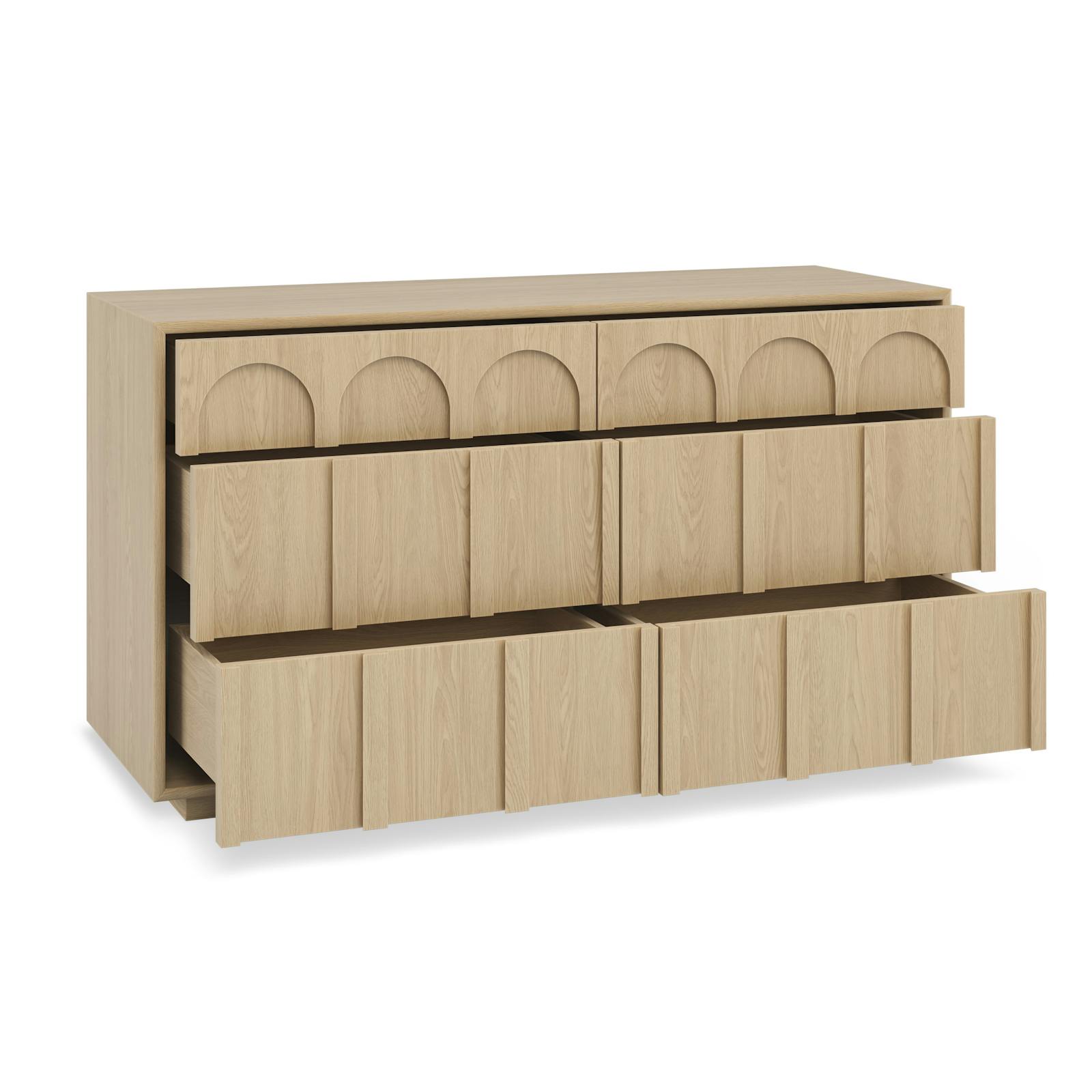 Prima 6-Drawer Double Dresser