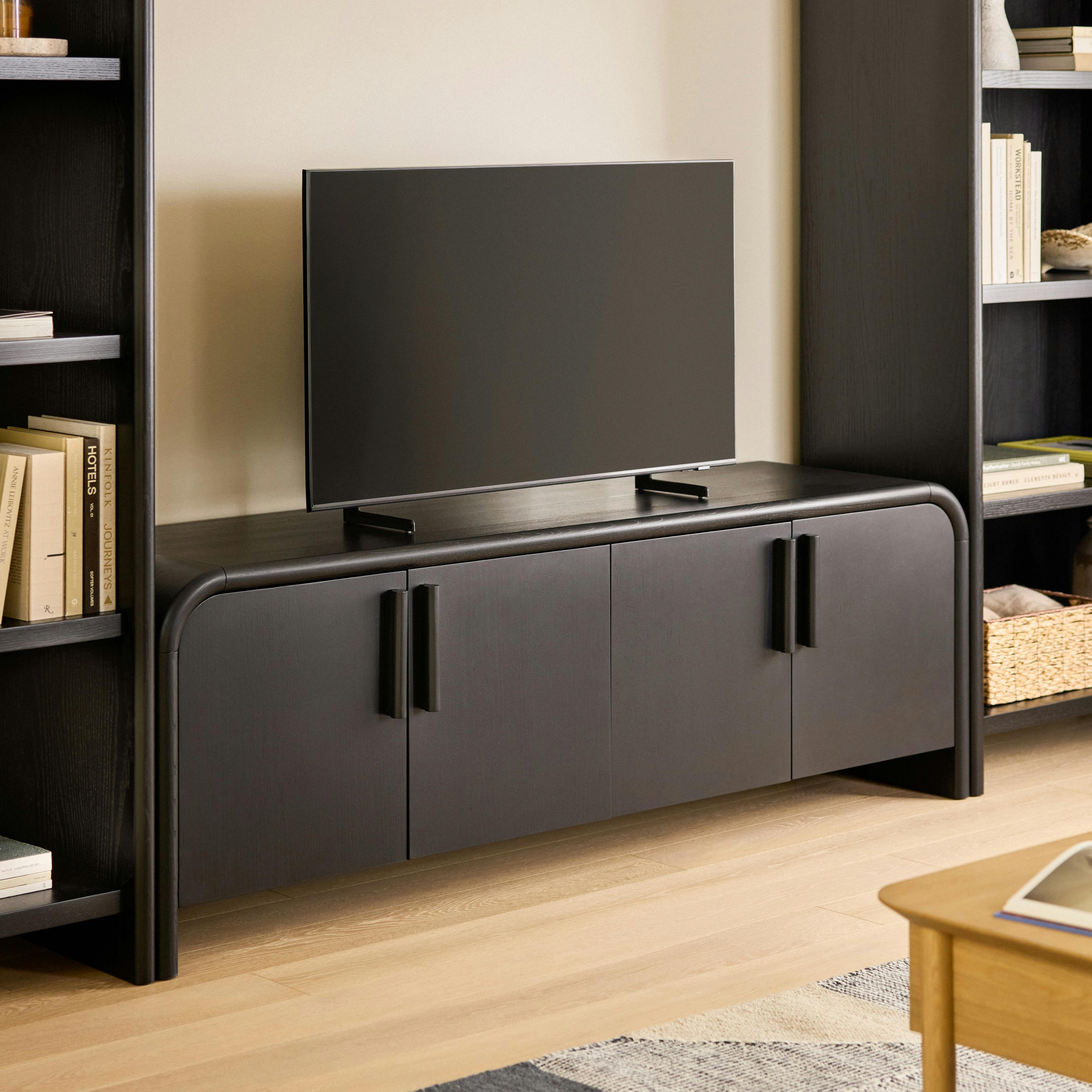 Faydra 70" Media Unit - Black