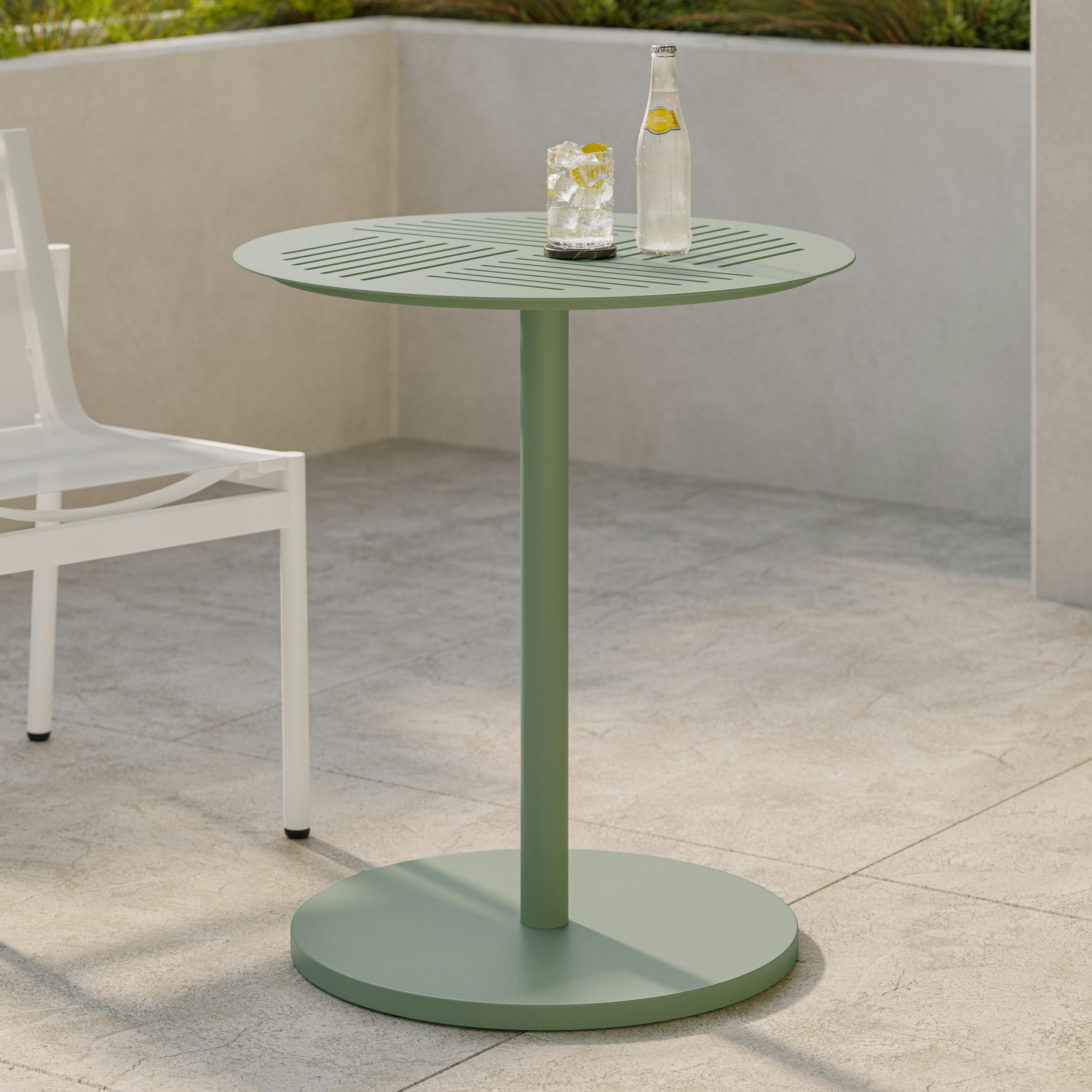 Anders Outdoor Cafe Table - Khaki Green