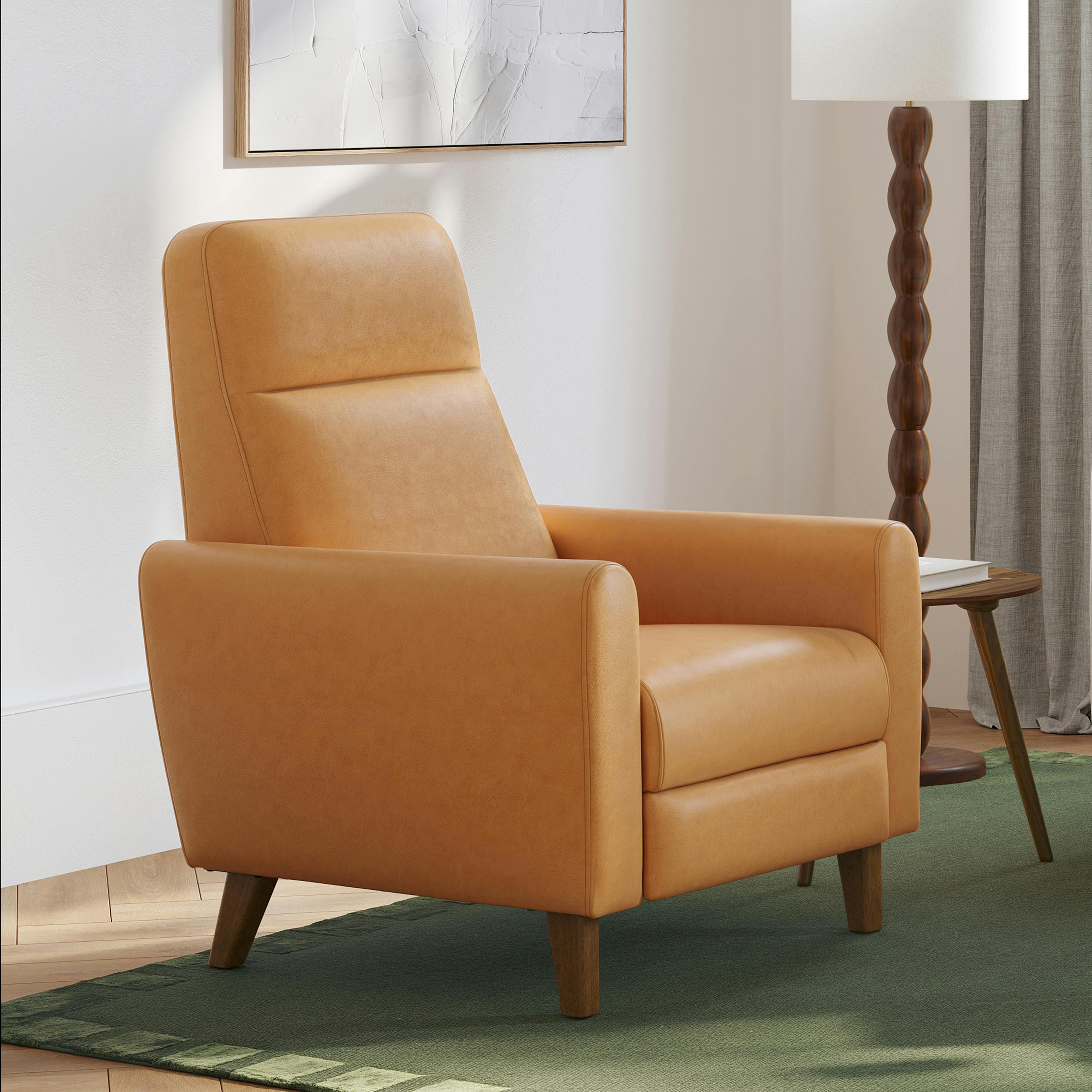 Forrest 32.5" Leather Recliner Lounge Chair - Taos Tan