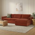 Riley 118.5" Velvet Sectional