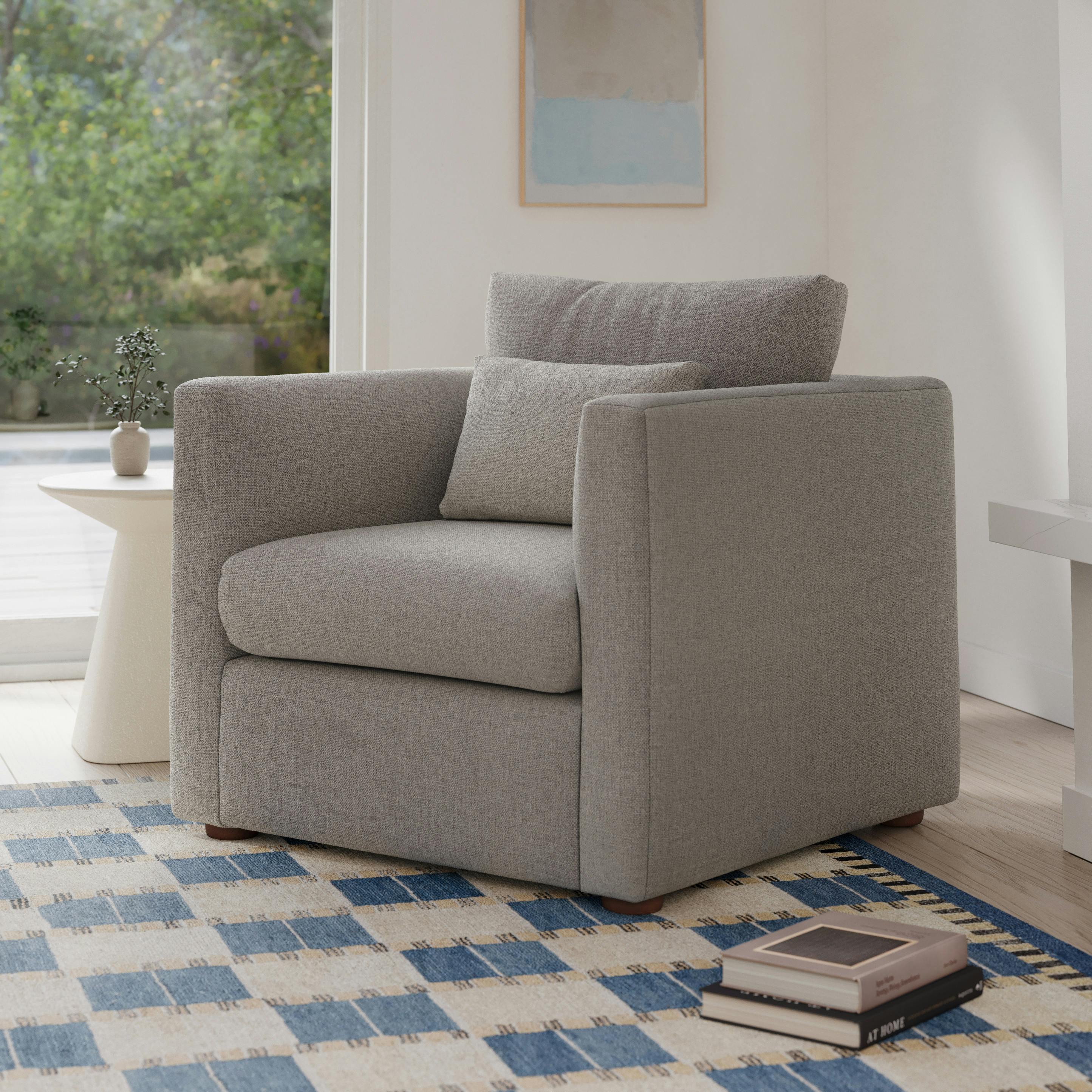 Marina 38" Lounge Chair - Hestia Gray