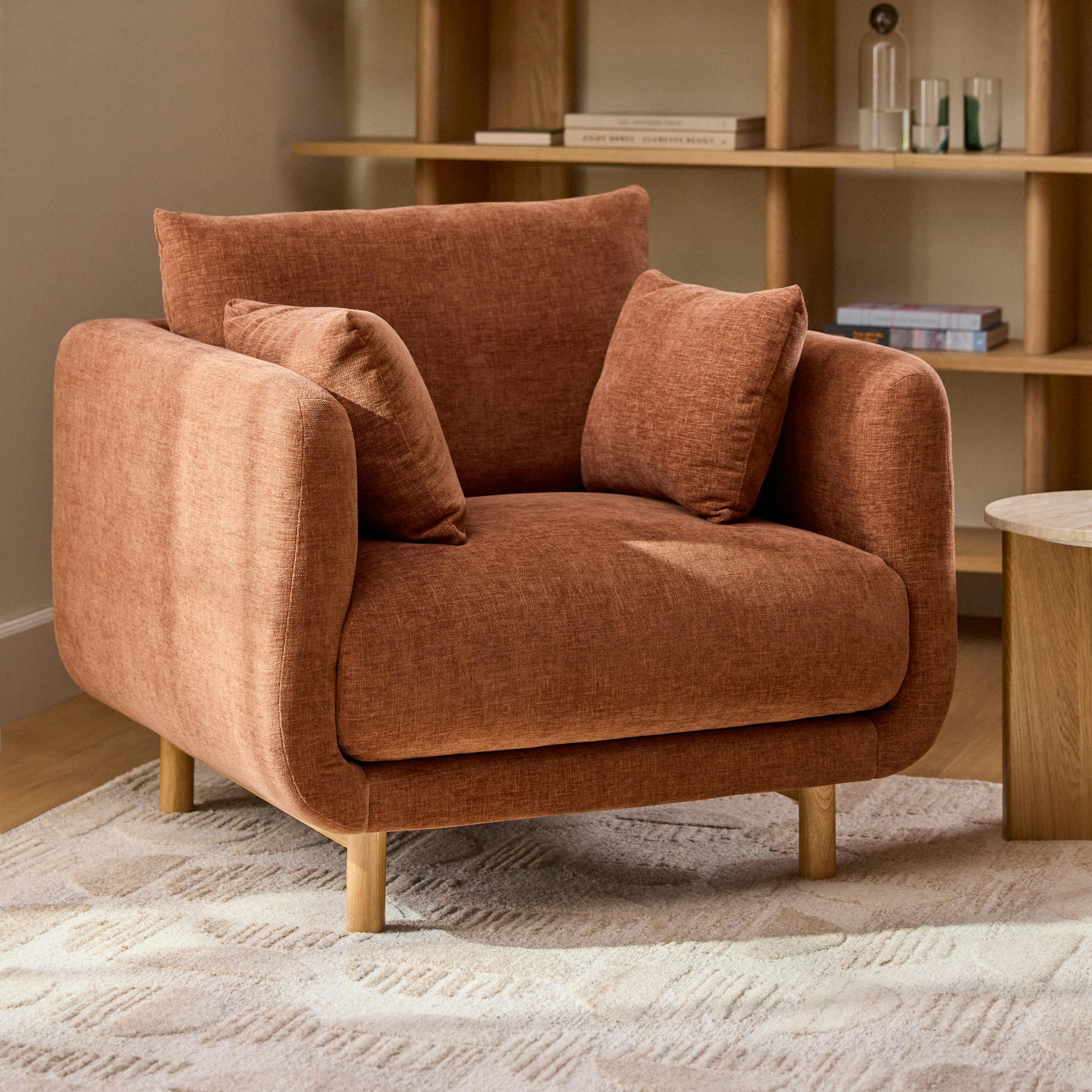 Nora 40.5" Lounge Chair - Hestia Caramel
