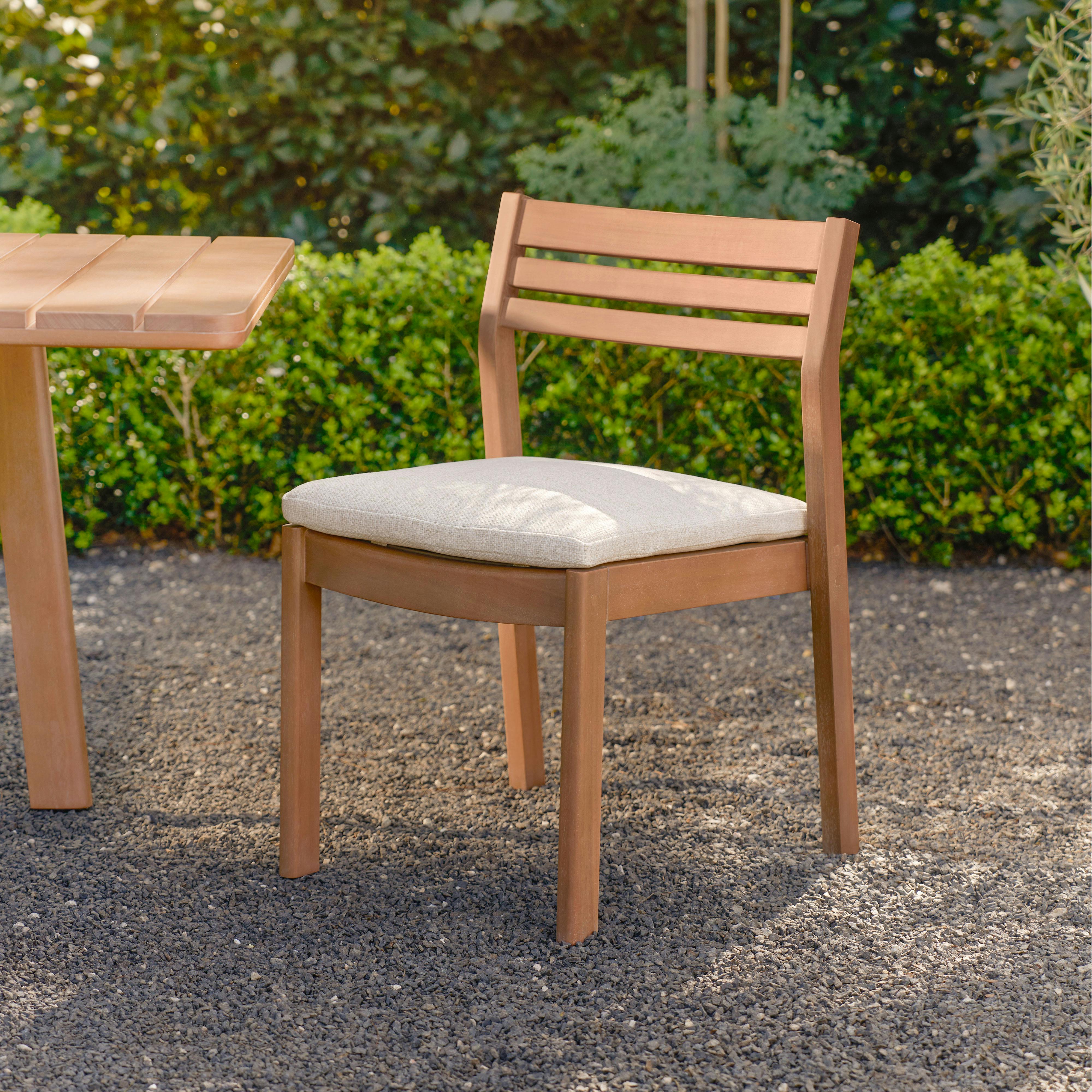 Elise Outdoor Stackable Dining Chair - Basket Beige