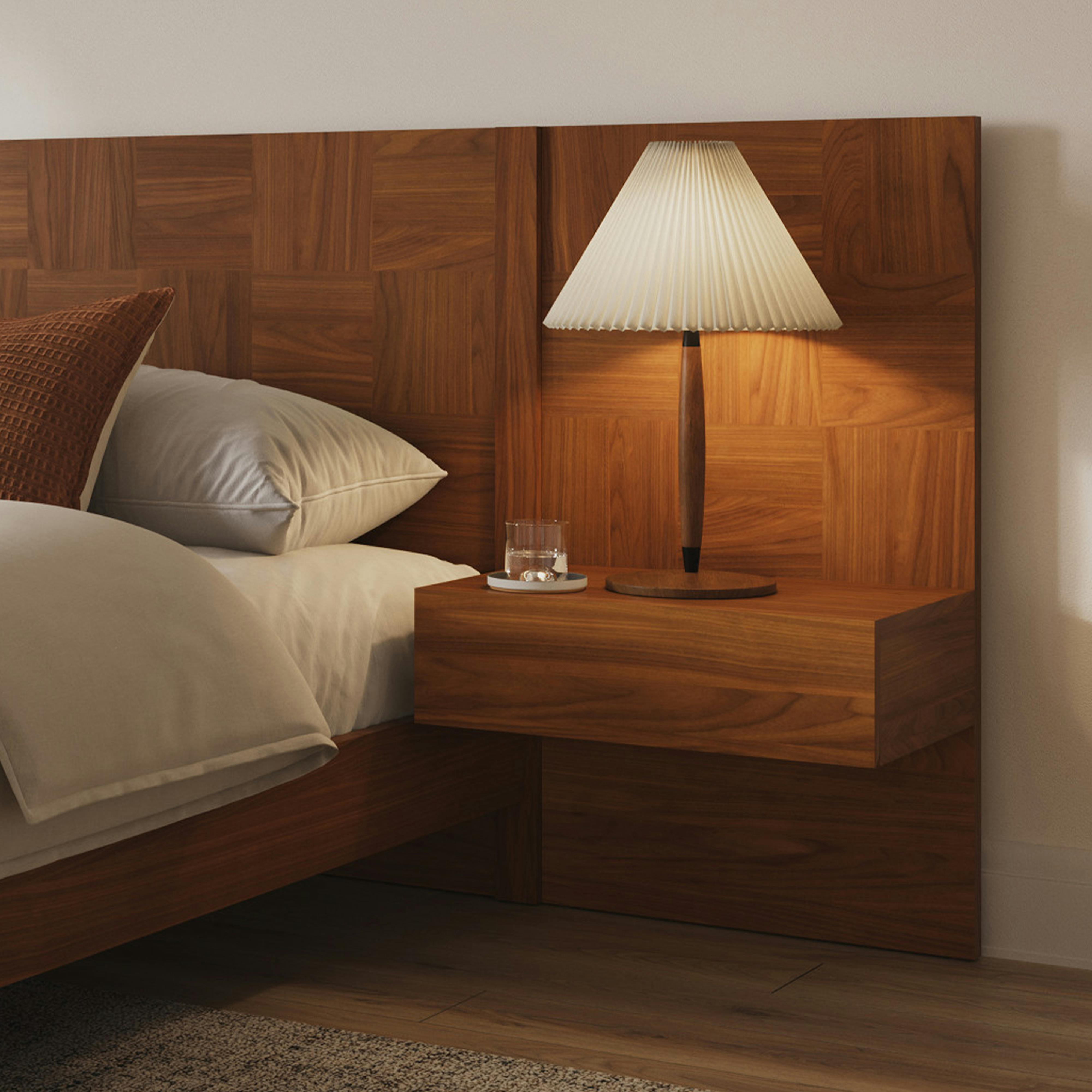 Ayra Nightstand Extension Set - Walnut