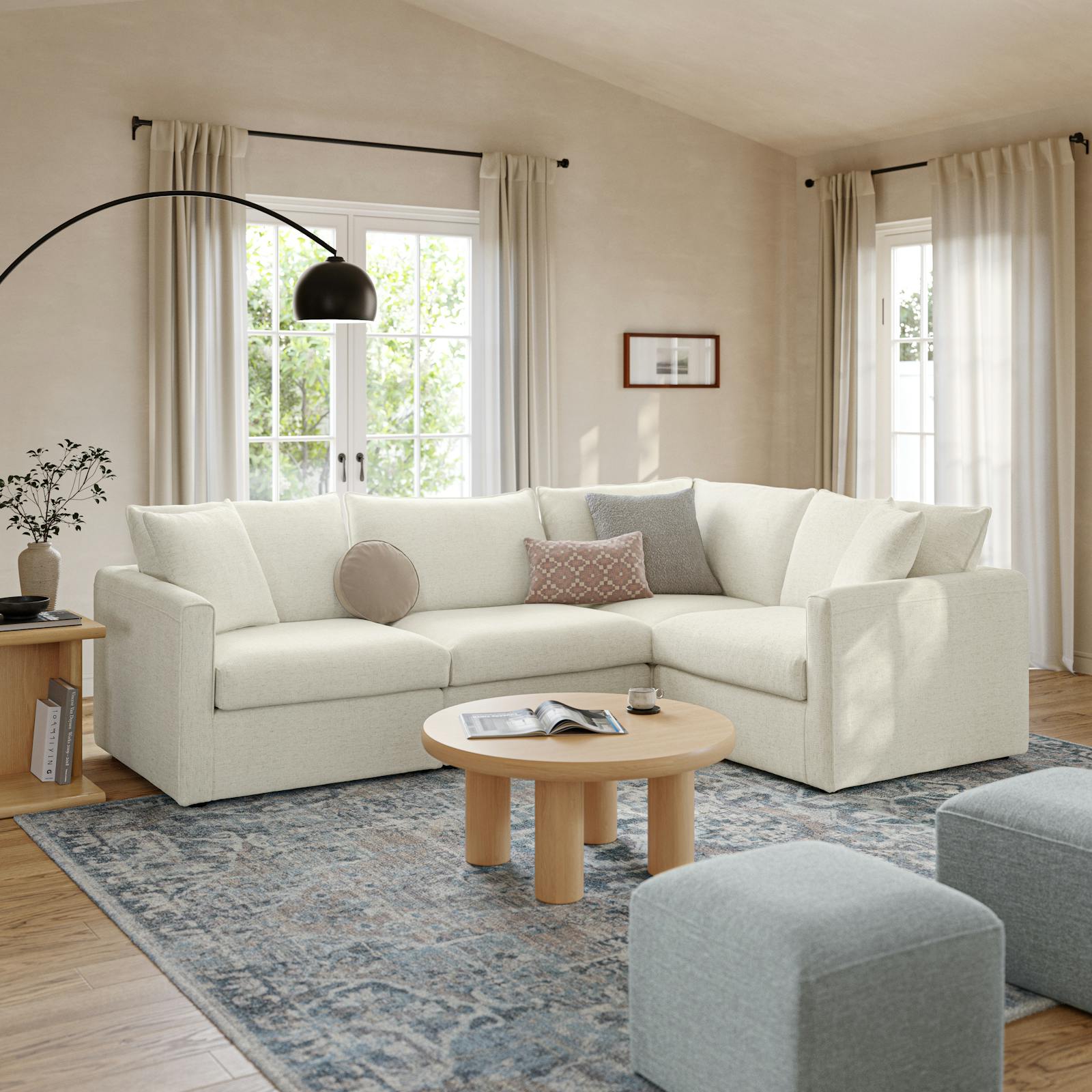 Lenae 106" Modular L-Shape Sectional