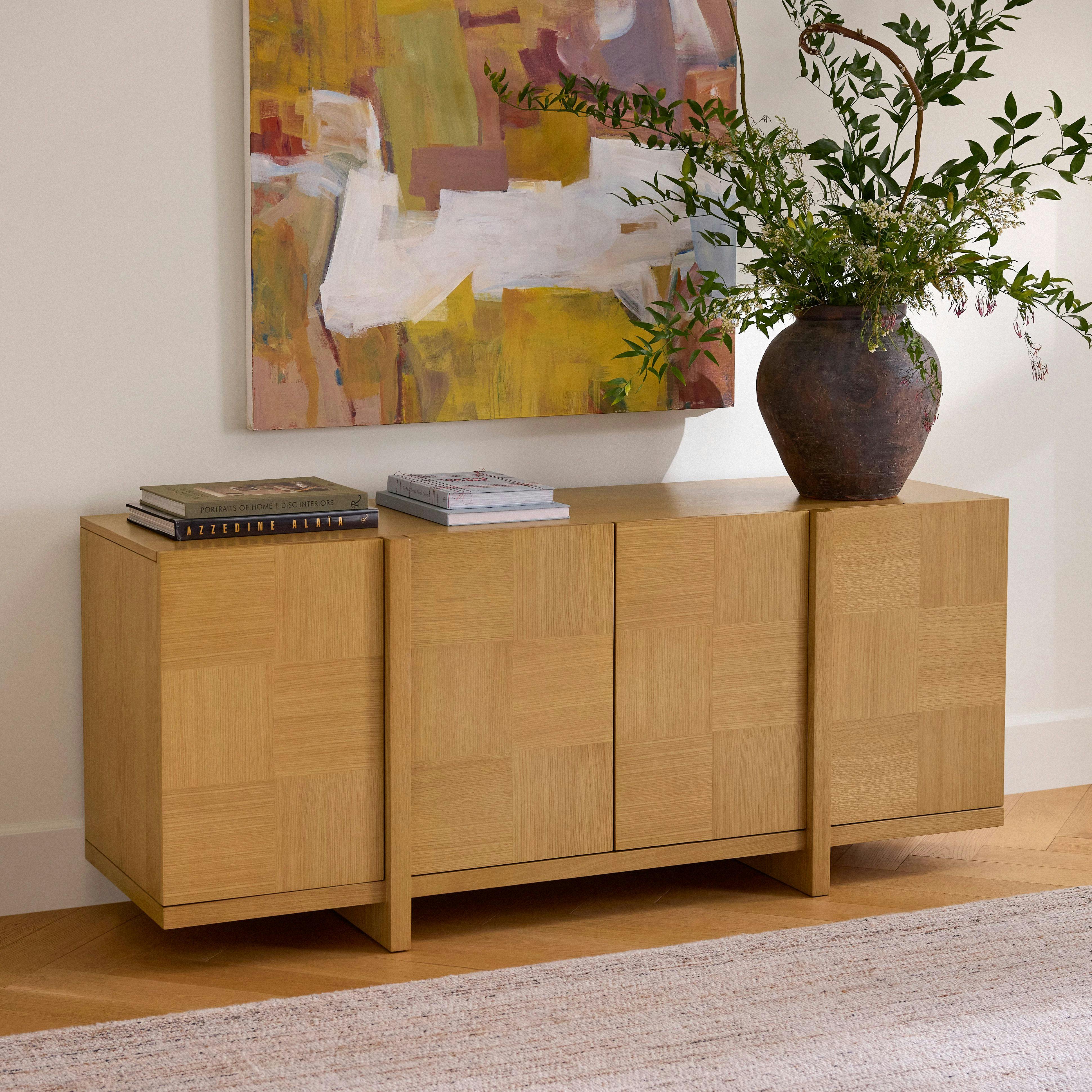 Ayra 66" Sideboard - Natural Oak