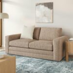 Riley 74" Loveseat - Sandstone Wool Bouclé