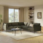 Olsen 106.5" Corner Sectional - Ratine Vine Green