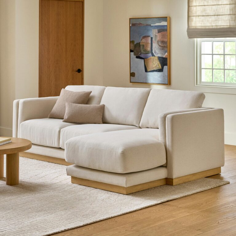 Tully 101" Right Sectional - Savoy Ivory