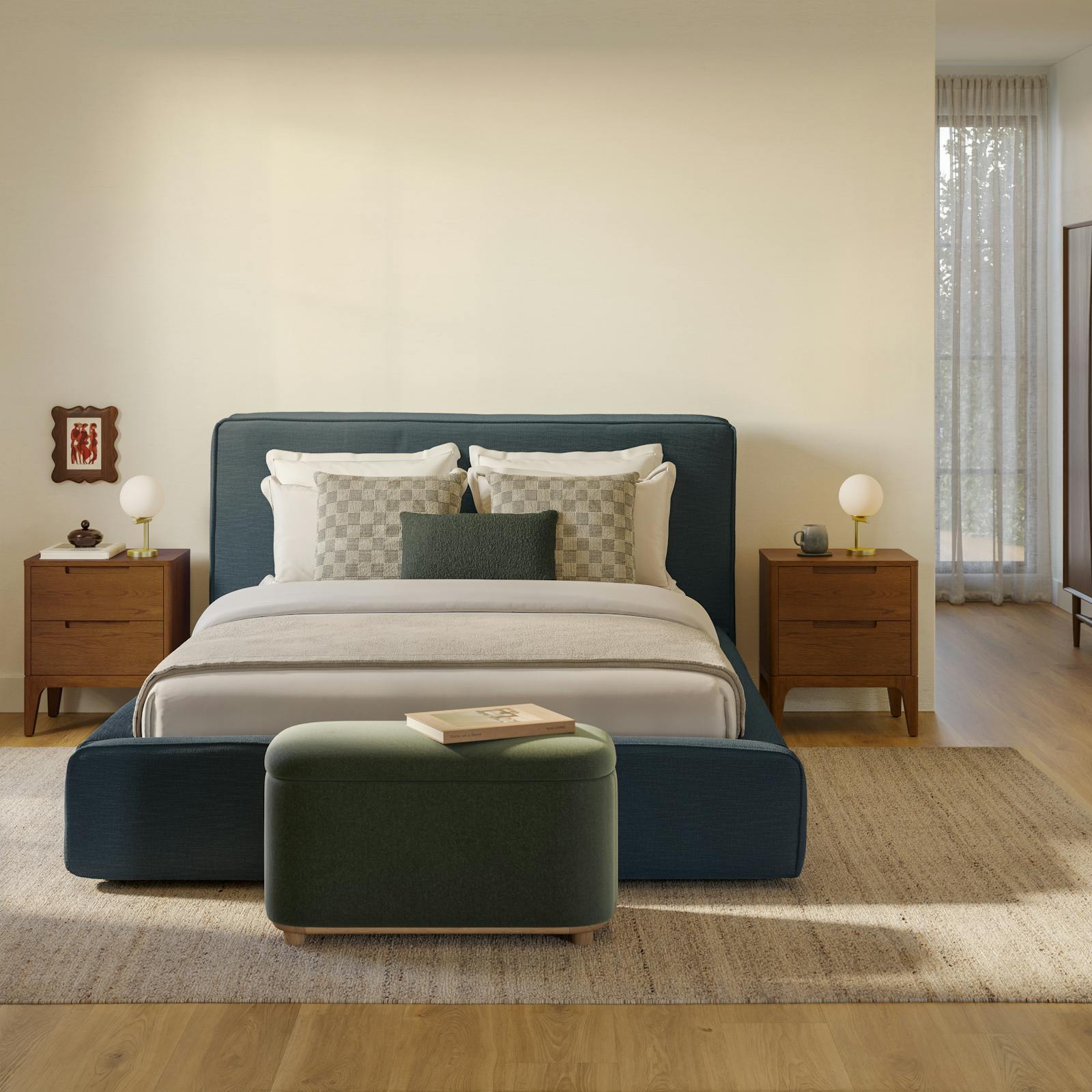 Cigar Upholstered Storage Bed