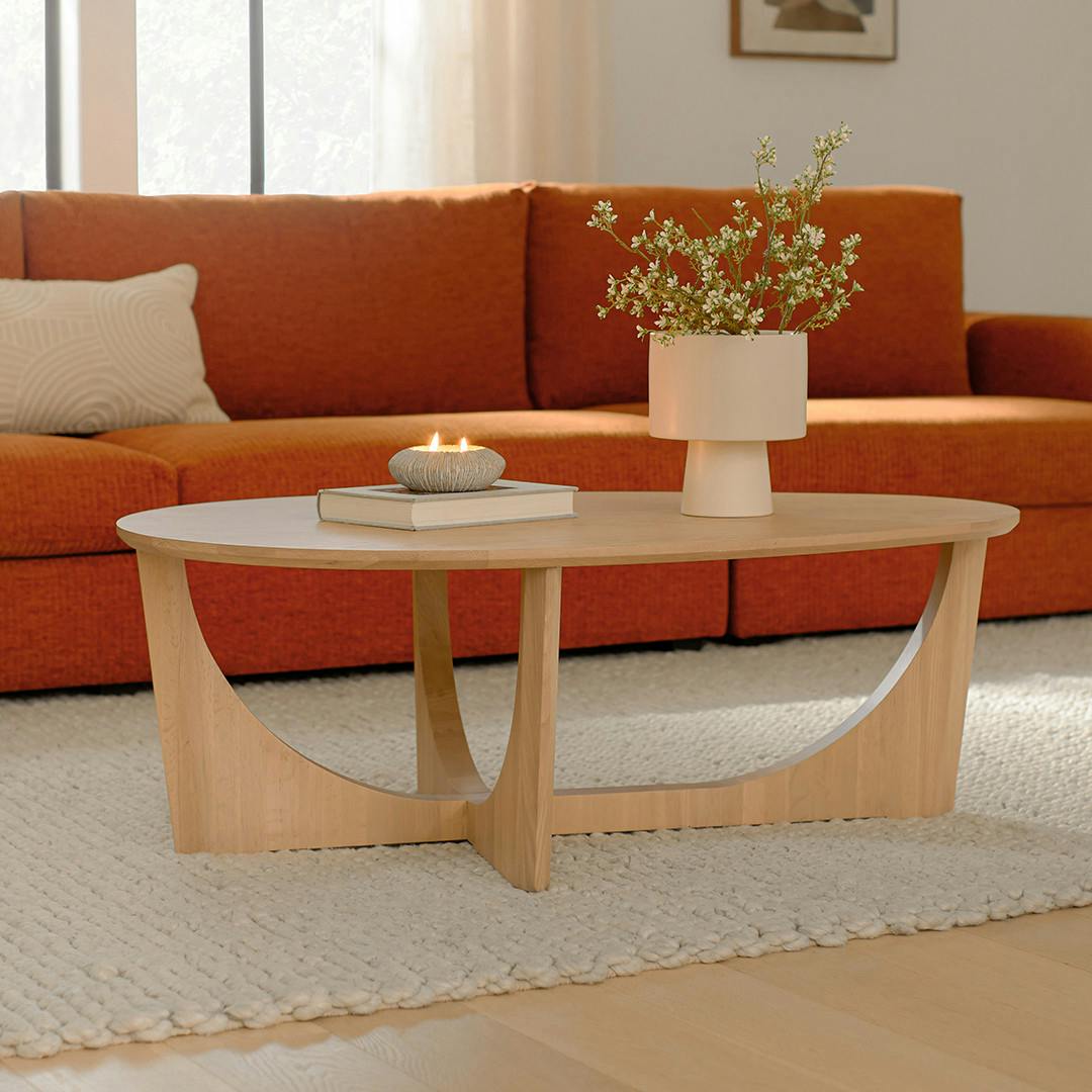 Tovi 42.5" Coffee Table - White Oak