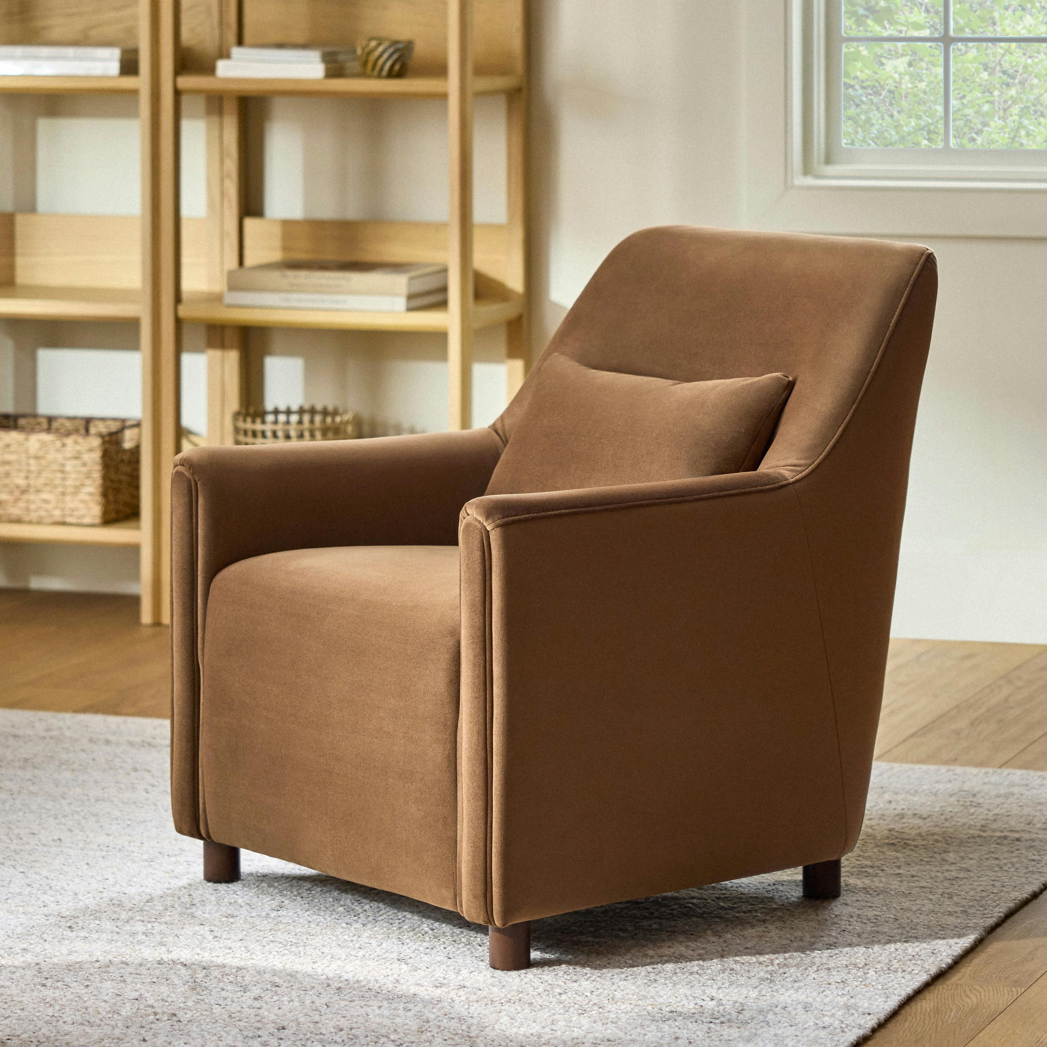 Winslow 29.5" Velvet Lounge Chair - Hale Earth