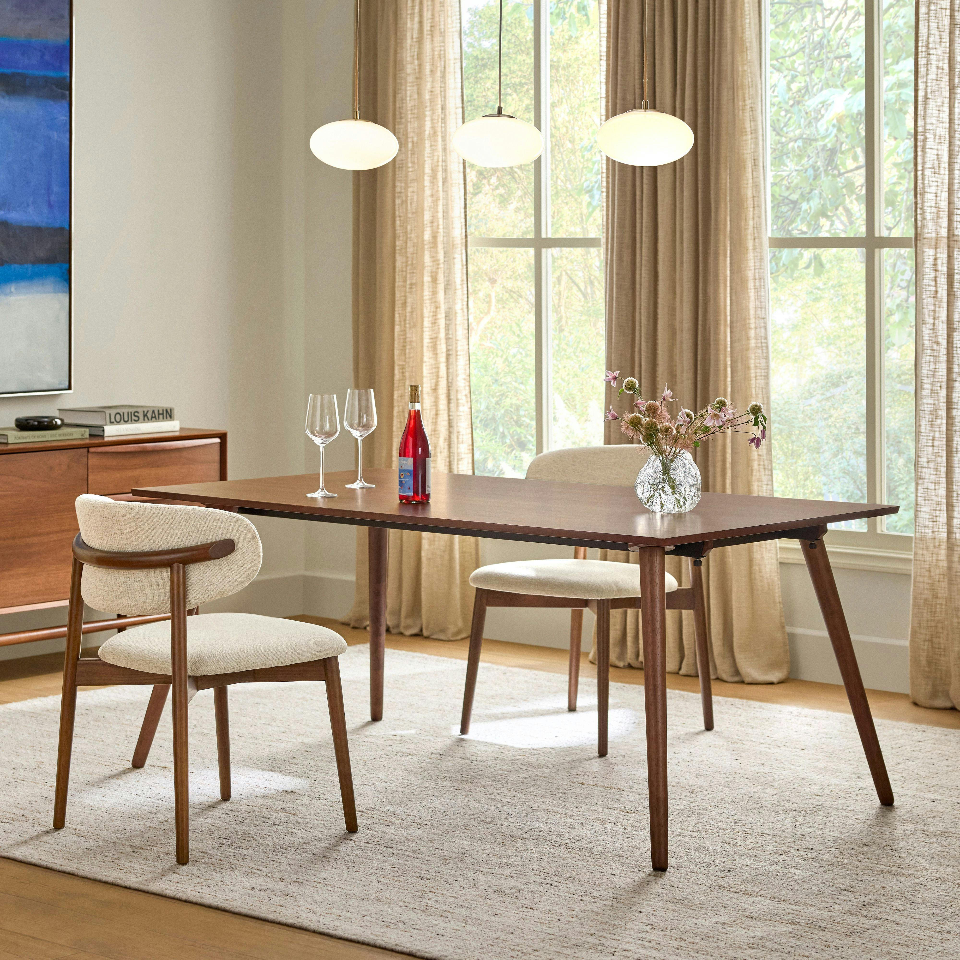 Seno 71" - 110" Extendable Dining Table - Walnut