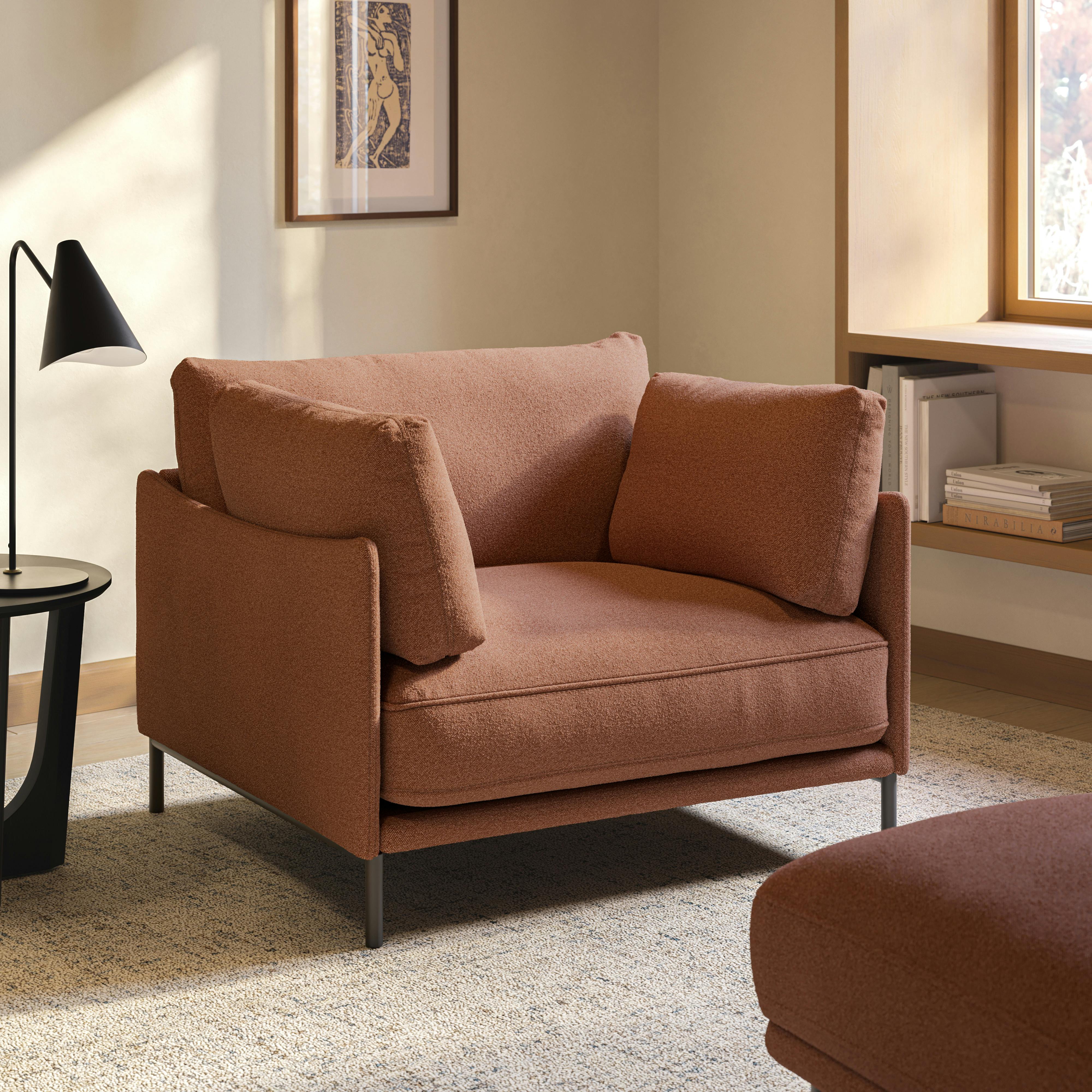Olsen 40" Lounge Chair - Ratine Oxide