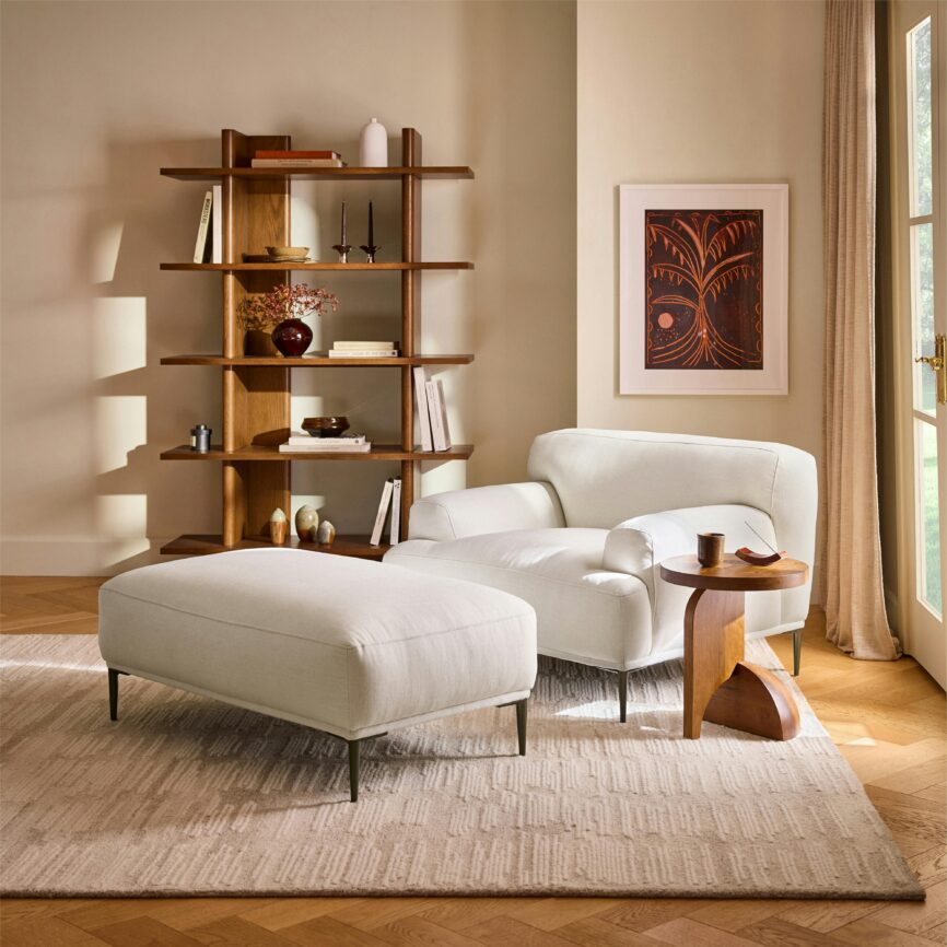 Abisko 42.5" Lounge Set - Quartz White