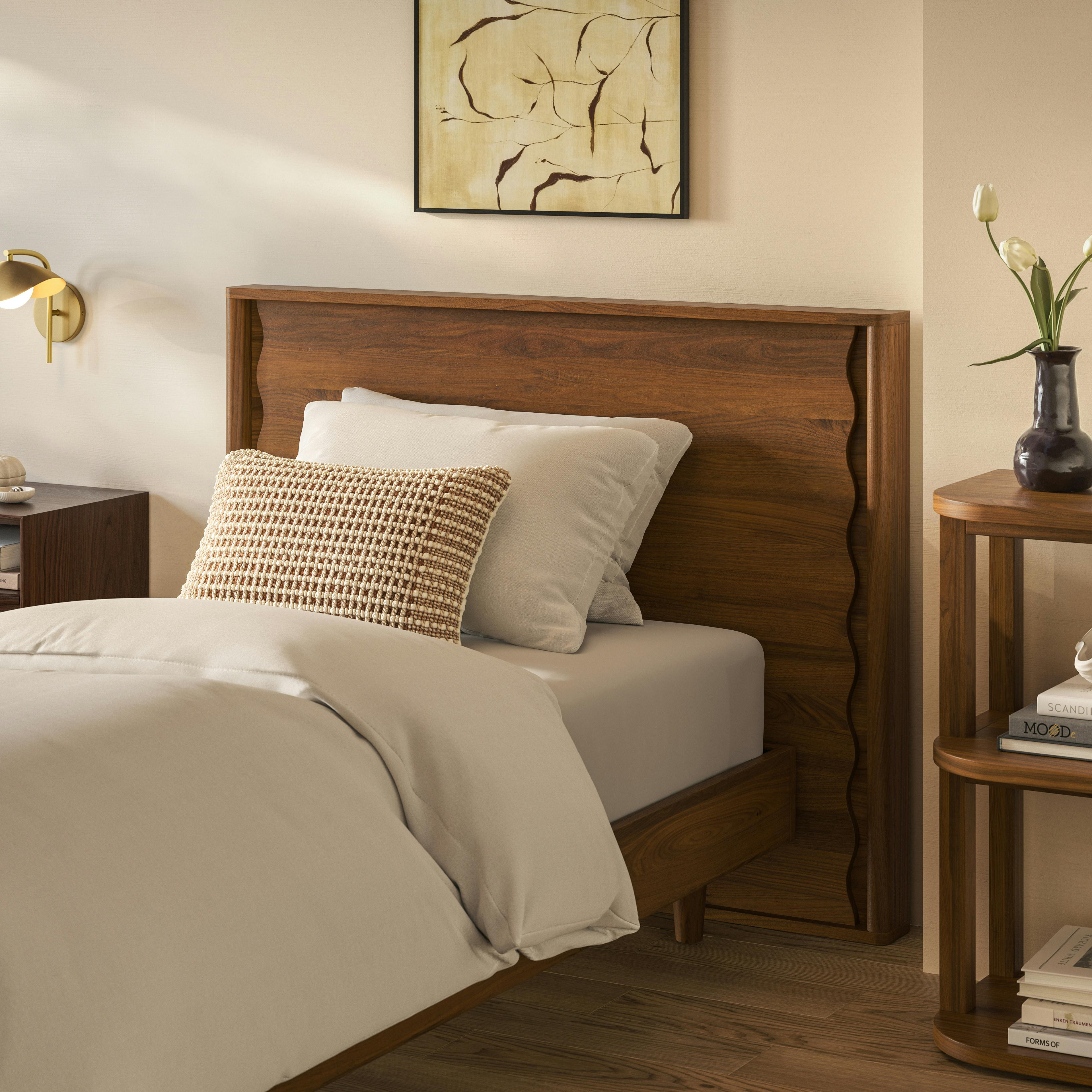 Boe Twin Headboard - Walnut