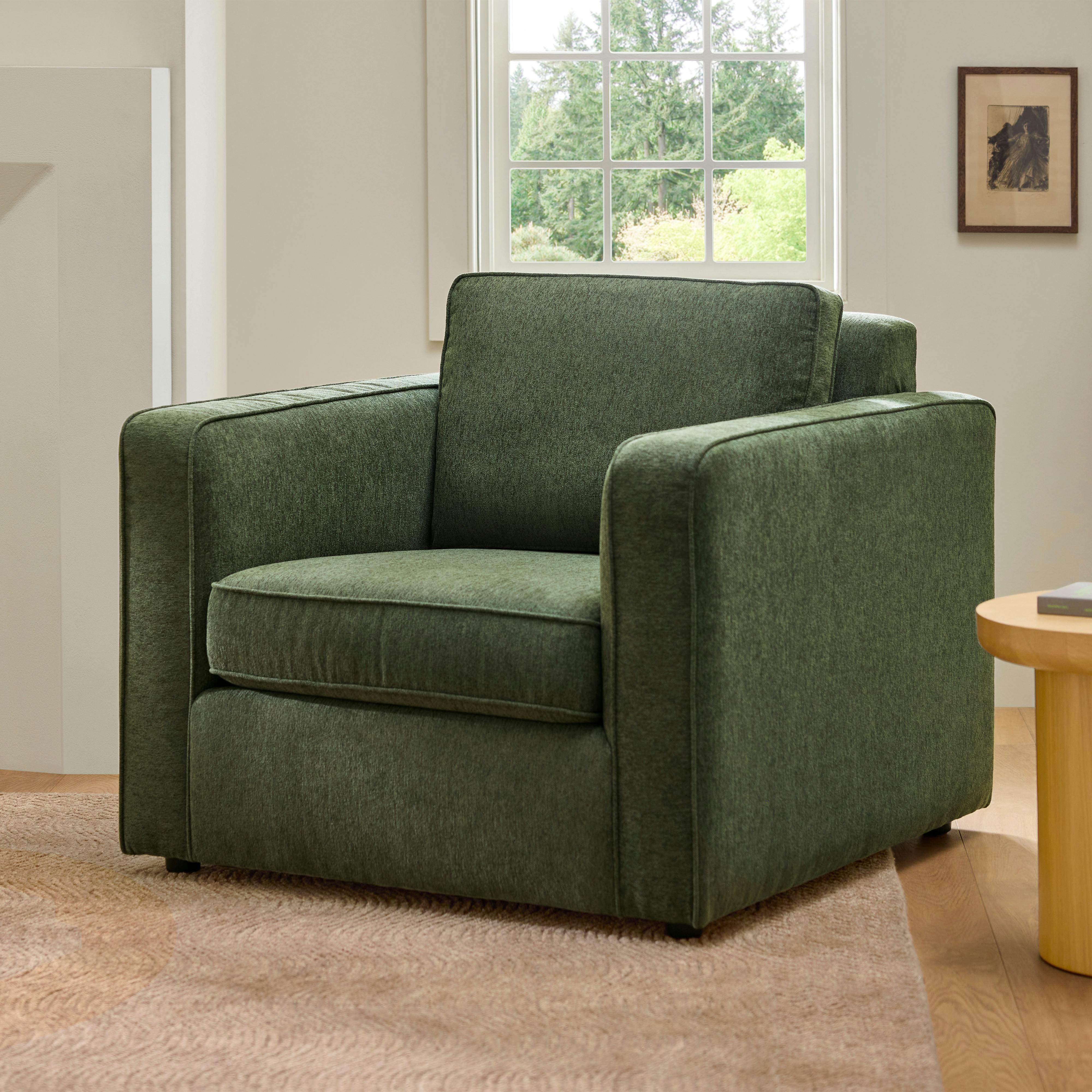 Melo 40" Lounge Chair - Clover Green