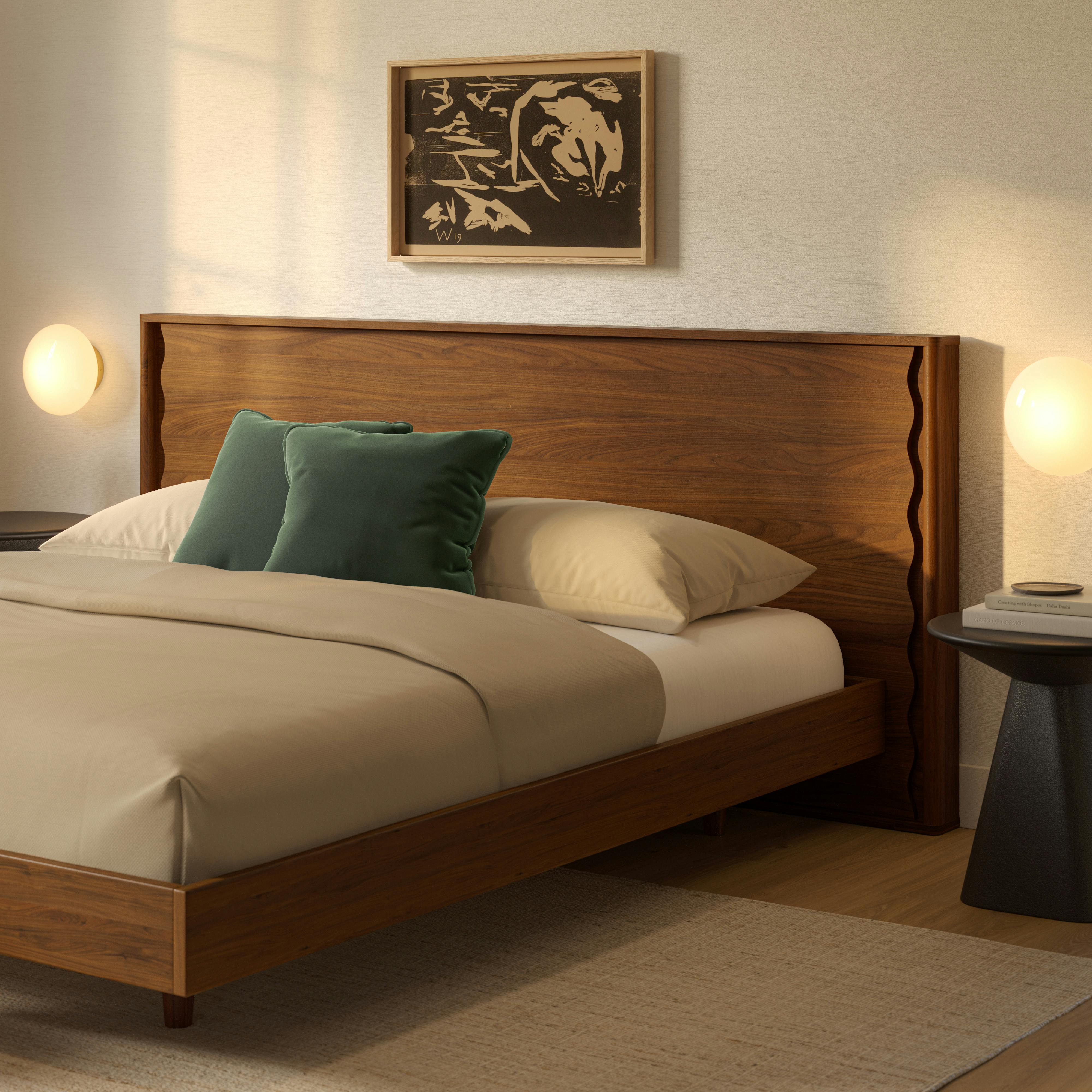 Boe King Headboard - Walnut