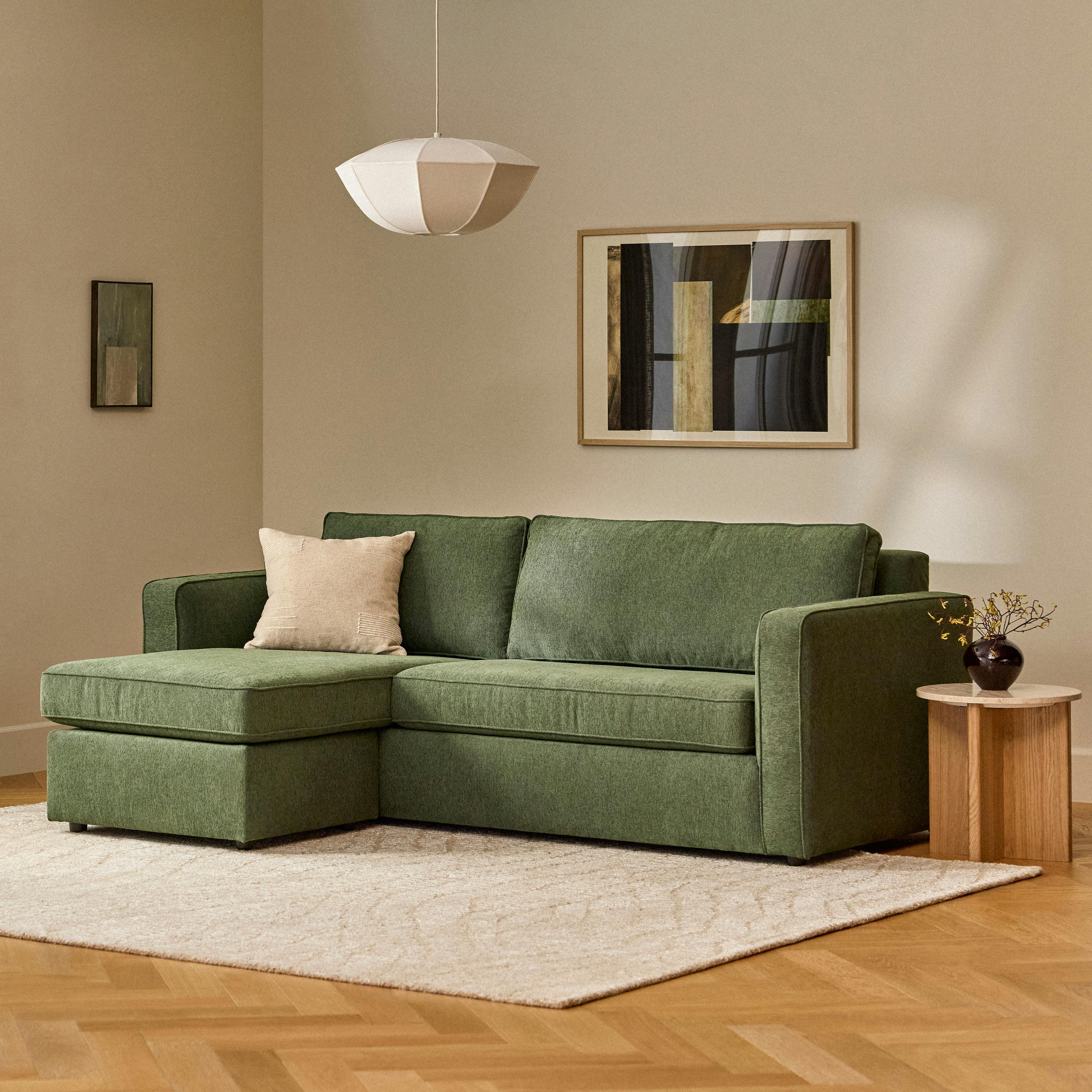 Melo 92" Reversible Sectional - Clover Green
