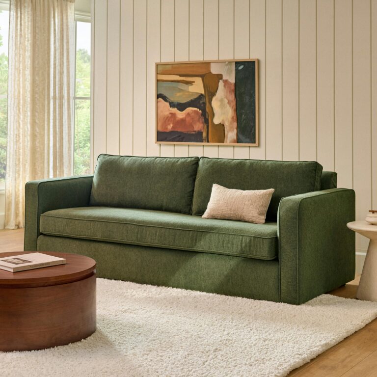 Melo 92" Sofa - Clover Green