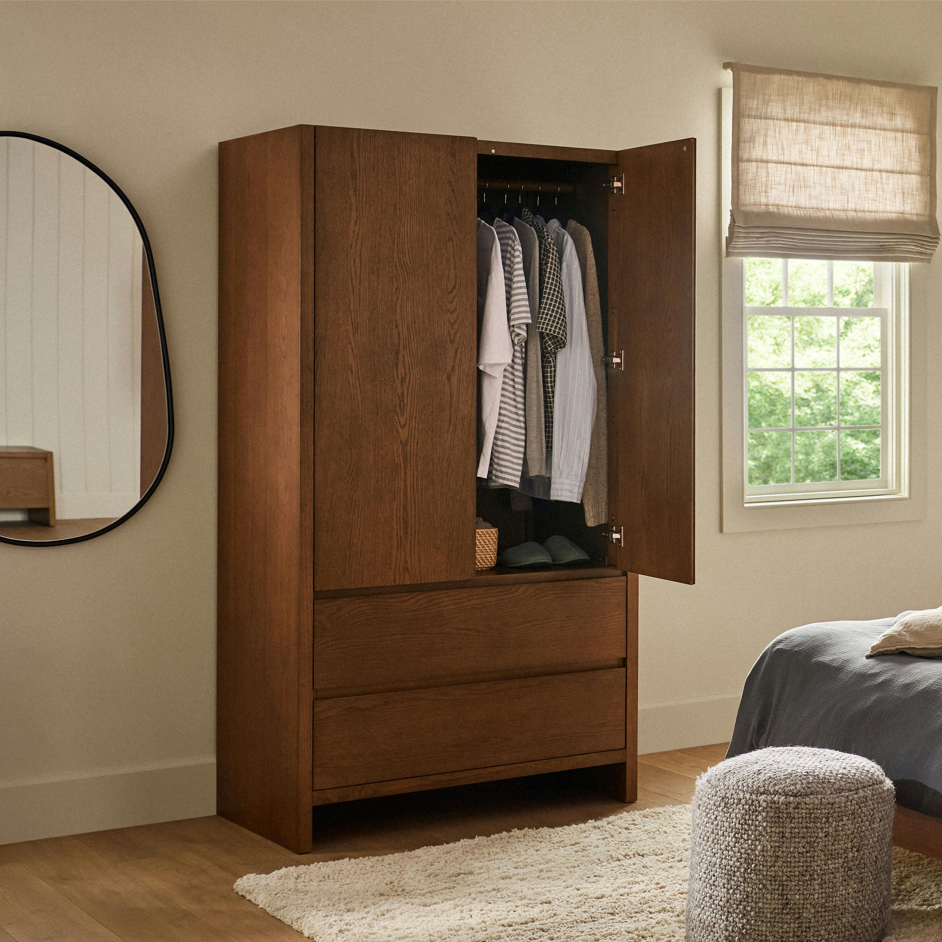 Leif Armoire - Smoked Oak