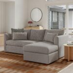 Marina 90" Reversible Storage Sleeper Sectional - Hestia Gray