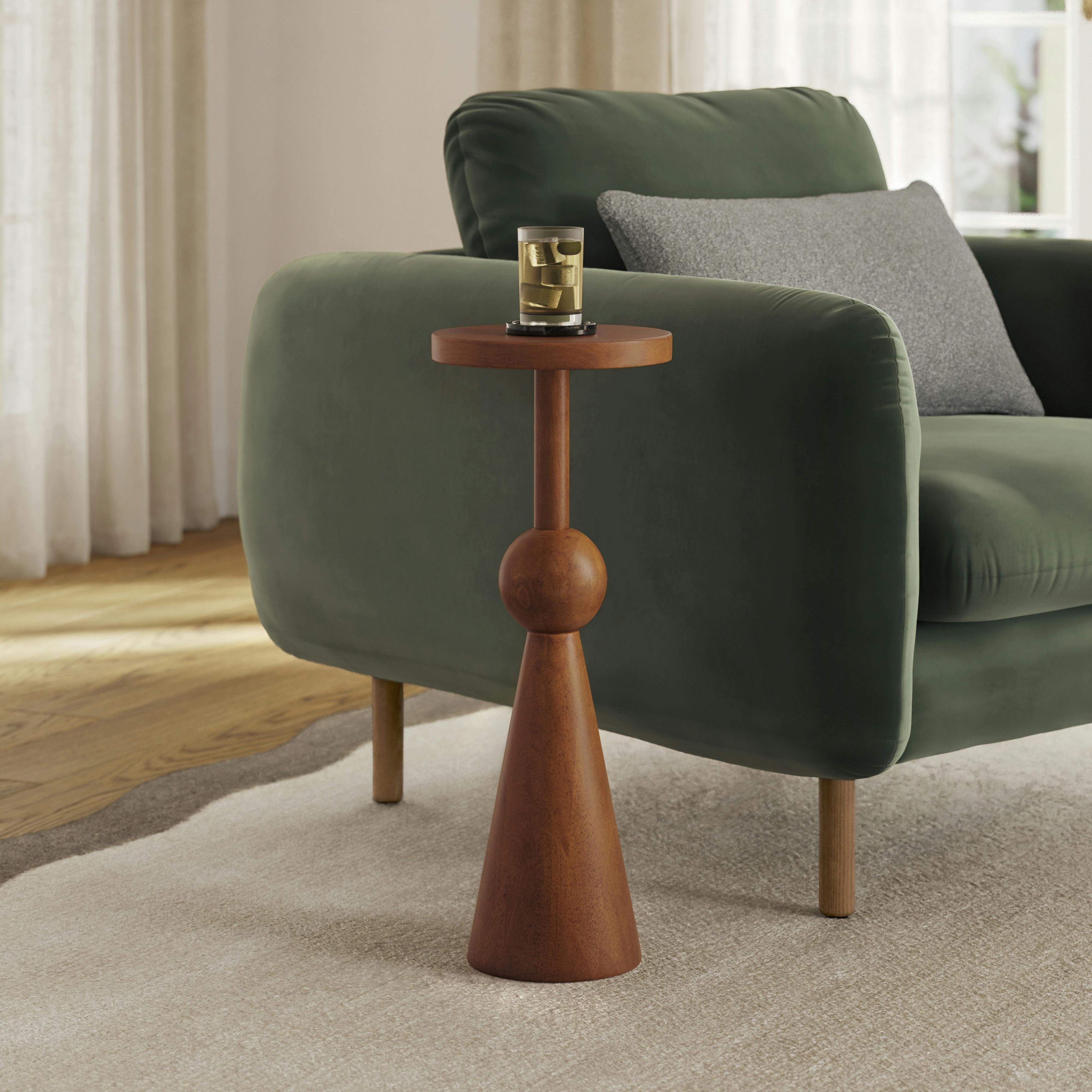 Dahlia Drinks Table - Walnut