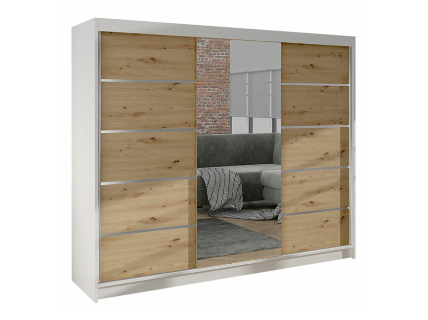 Wardrobe Closico Durion IV (White)