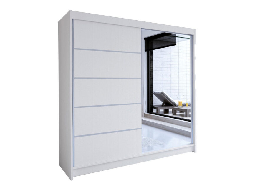 Wardrobe Closico Cavaris III (White)