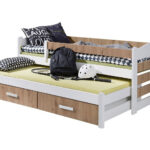 Bed Henderson 140 (White + Artisan oak)