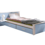 Bed Henderson 118 (White + Blue)
