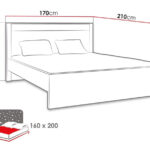Bed Serfeno 117 (Ash)
