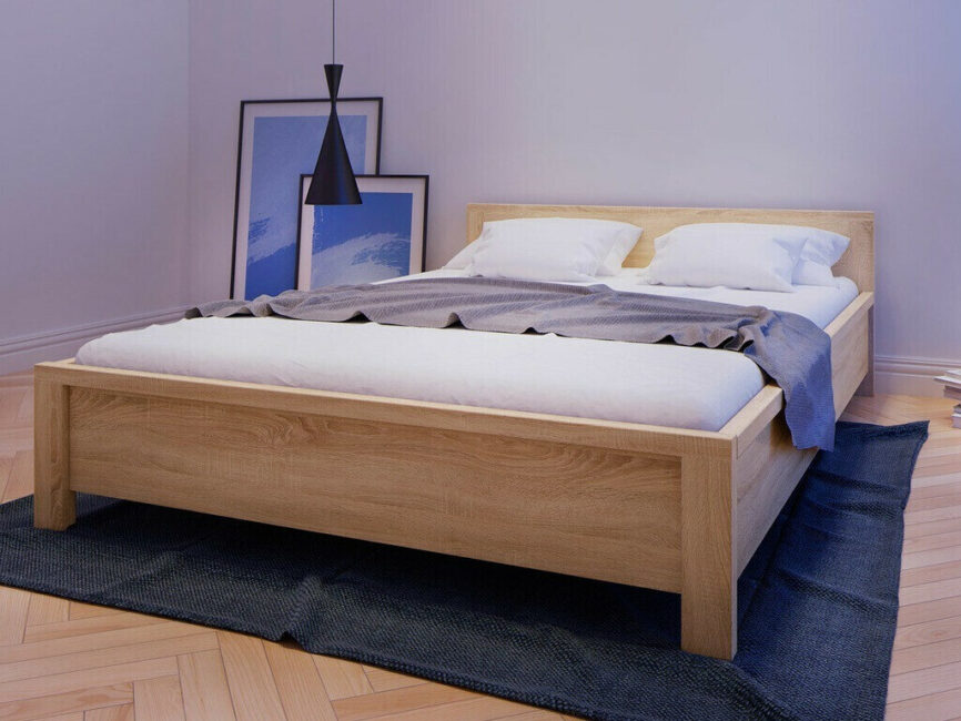 Bed Nolroma 120 (Sonoma oak)