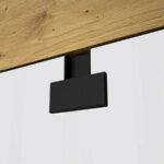 Bed Florevi 106 (Matte white + Artisan oak)