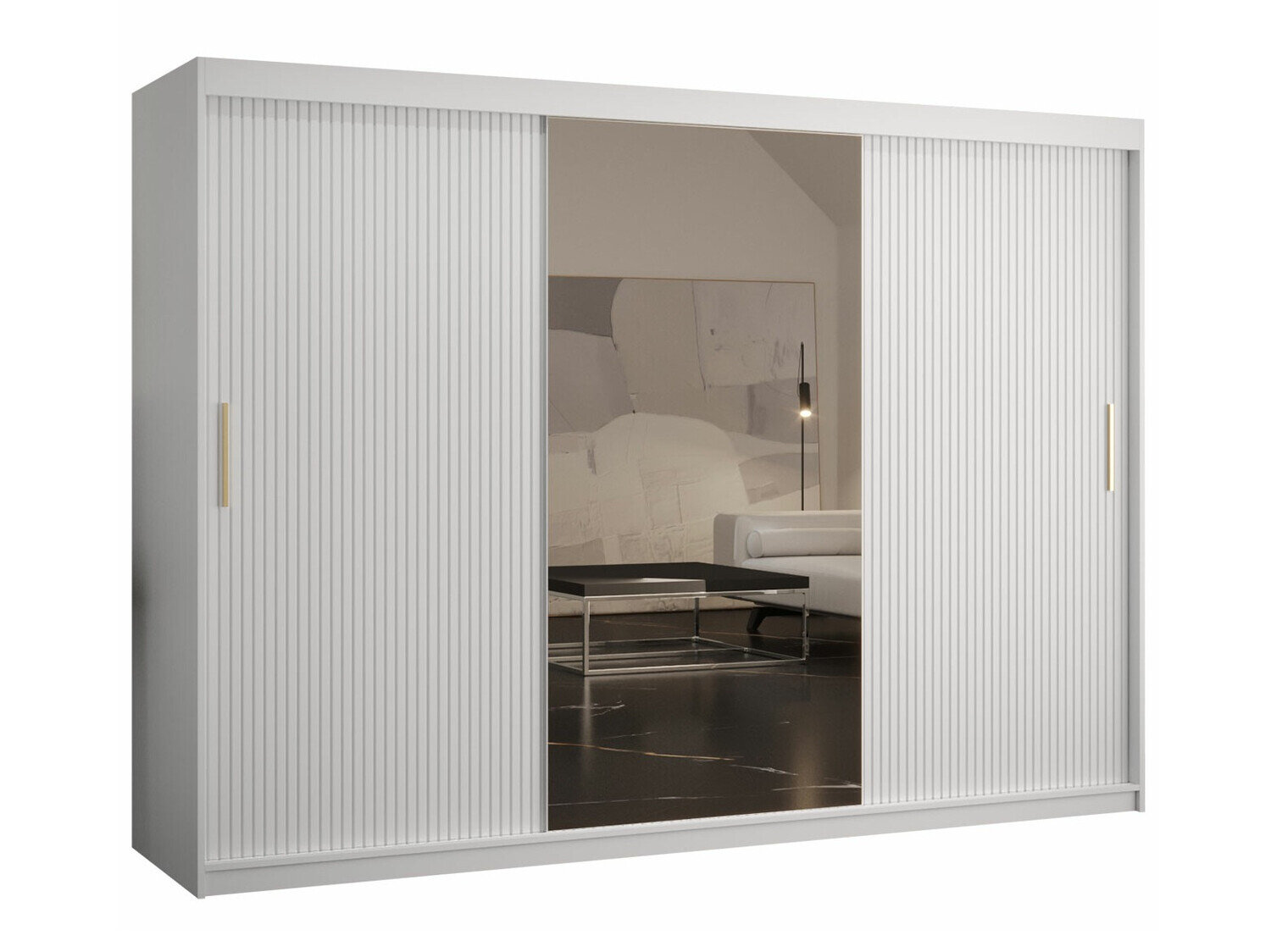 Wardrobe Anulio III (White)