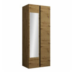 Wardrobe Pinis I (Artisan oak + Black)