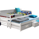 Bed Henderson 121 (White + Grey)