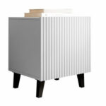 Bedside table Dicto (Black + Golden) (2pcs.)