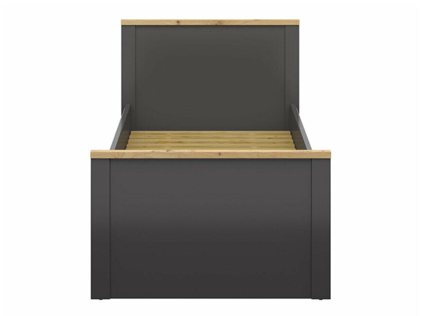 Bed Sordoro 132 (Graphite + Artisan oak)
