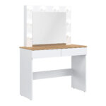 Dressing table Catelbi 113 (White + Oak)